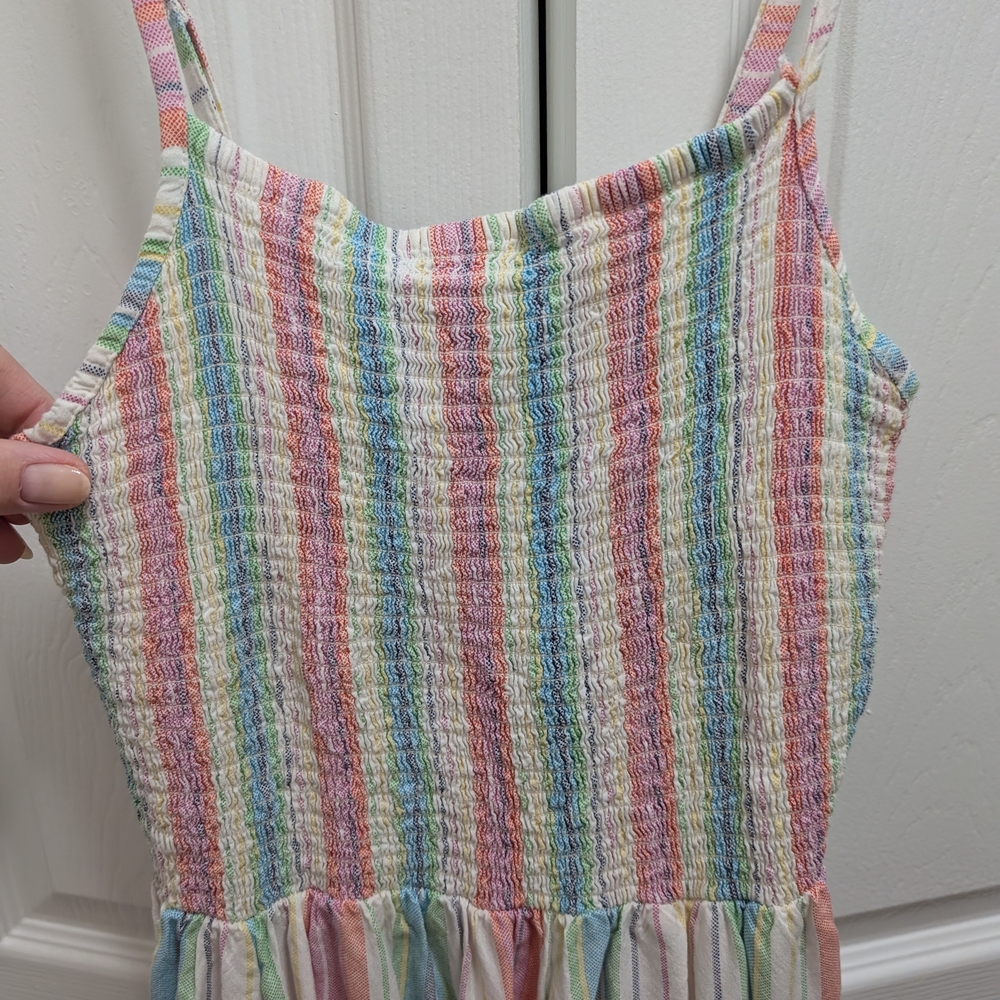 Angie Pastel Striped Mini Dress - Picture 4 of 6